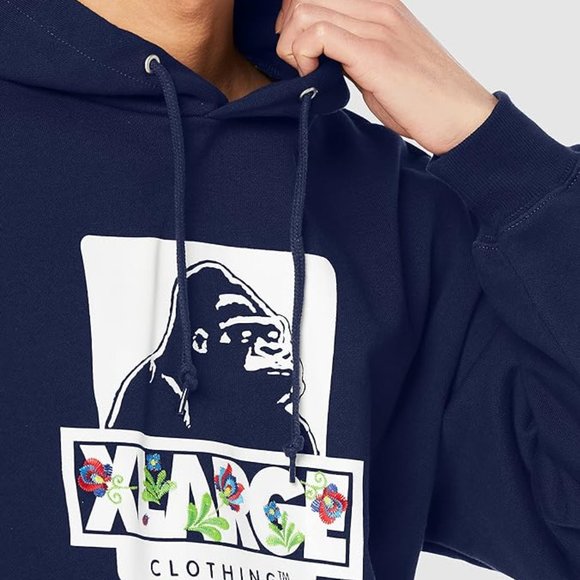 NWT - XLARGE (JAPAN} - FLOWER OG PULLOVER HOODED SWEAT - Picture 3 of 4